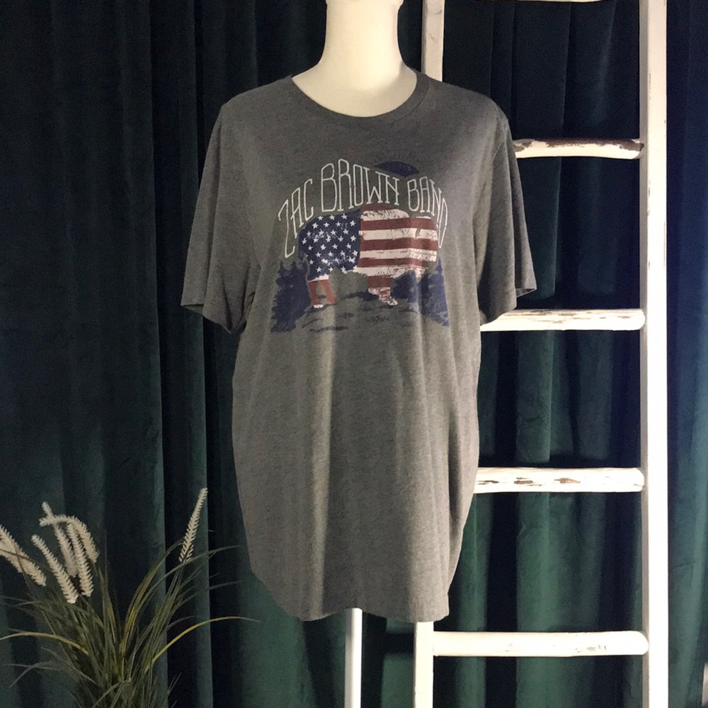 Zac Brown Band Concert Tee Sz L